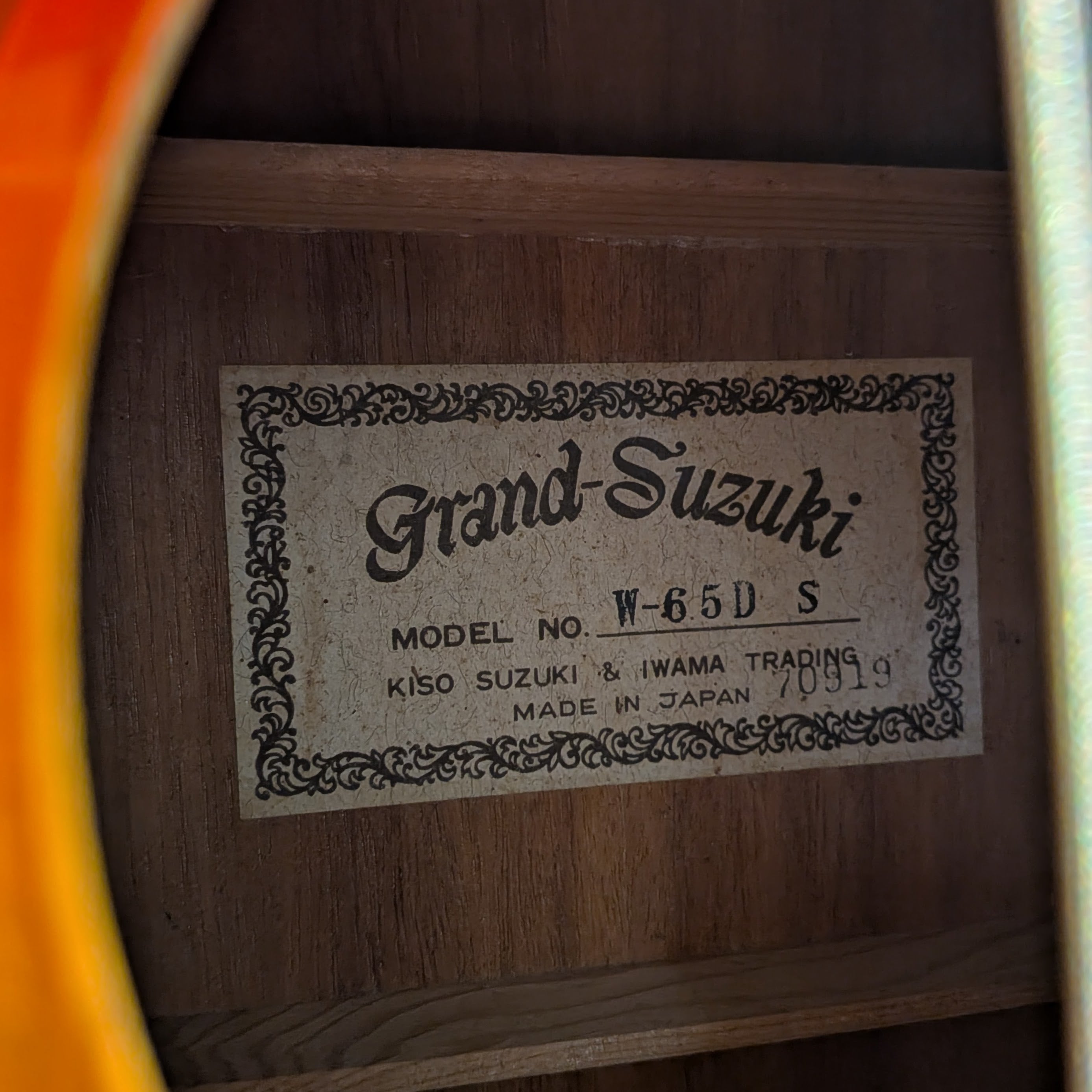 Grand Suzuki W-65 D S - 70's