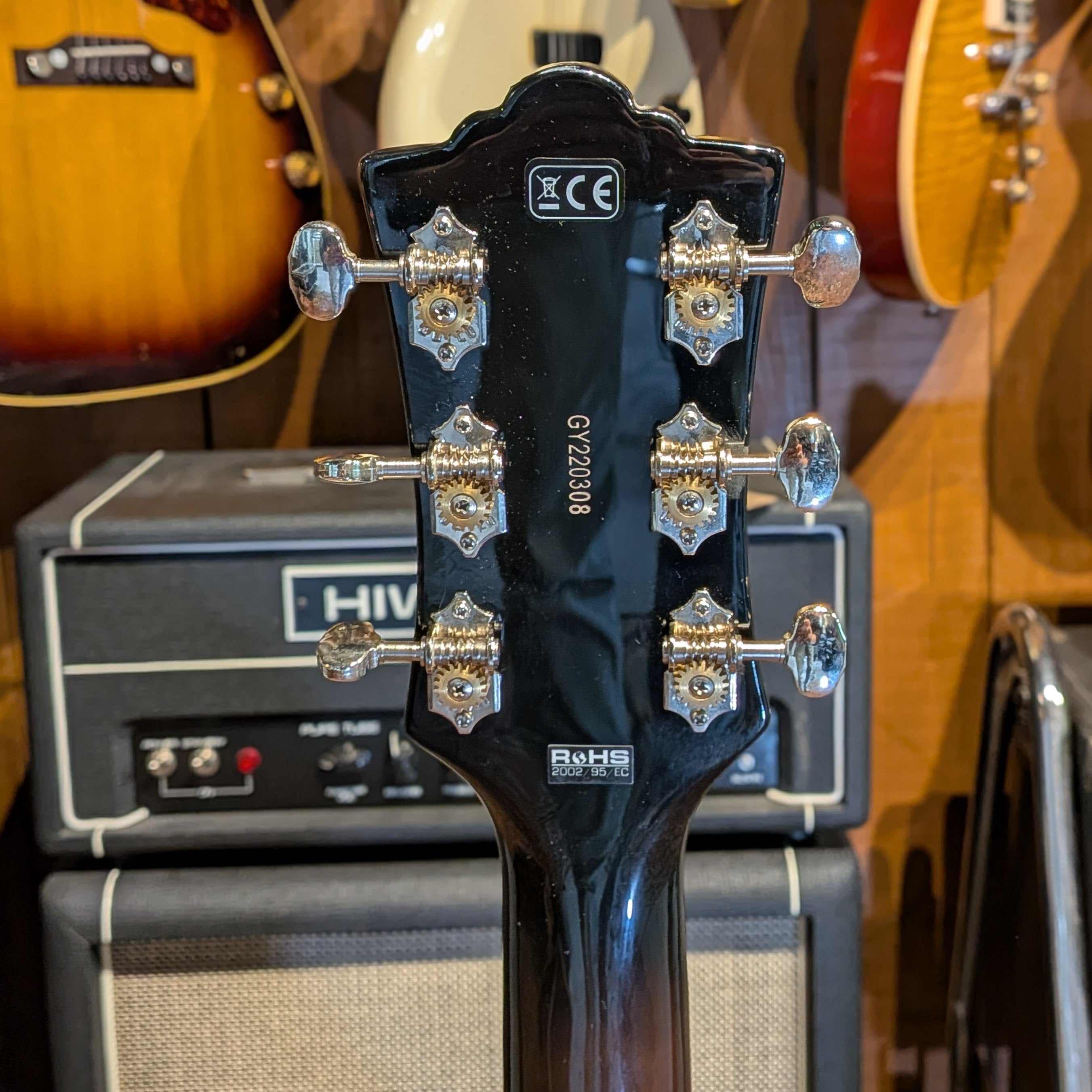 Guild Newark St. Collection Aristocrat HH - Trans Black Burst