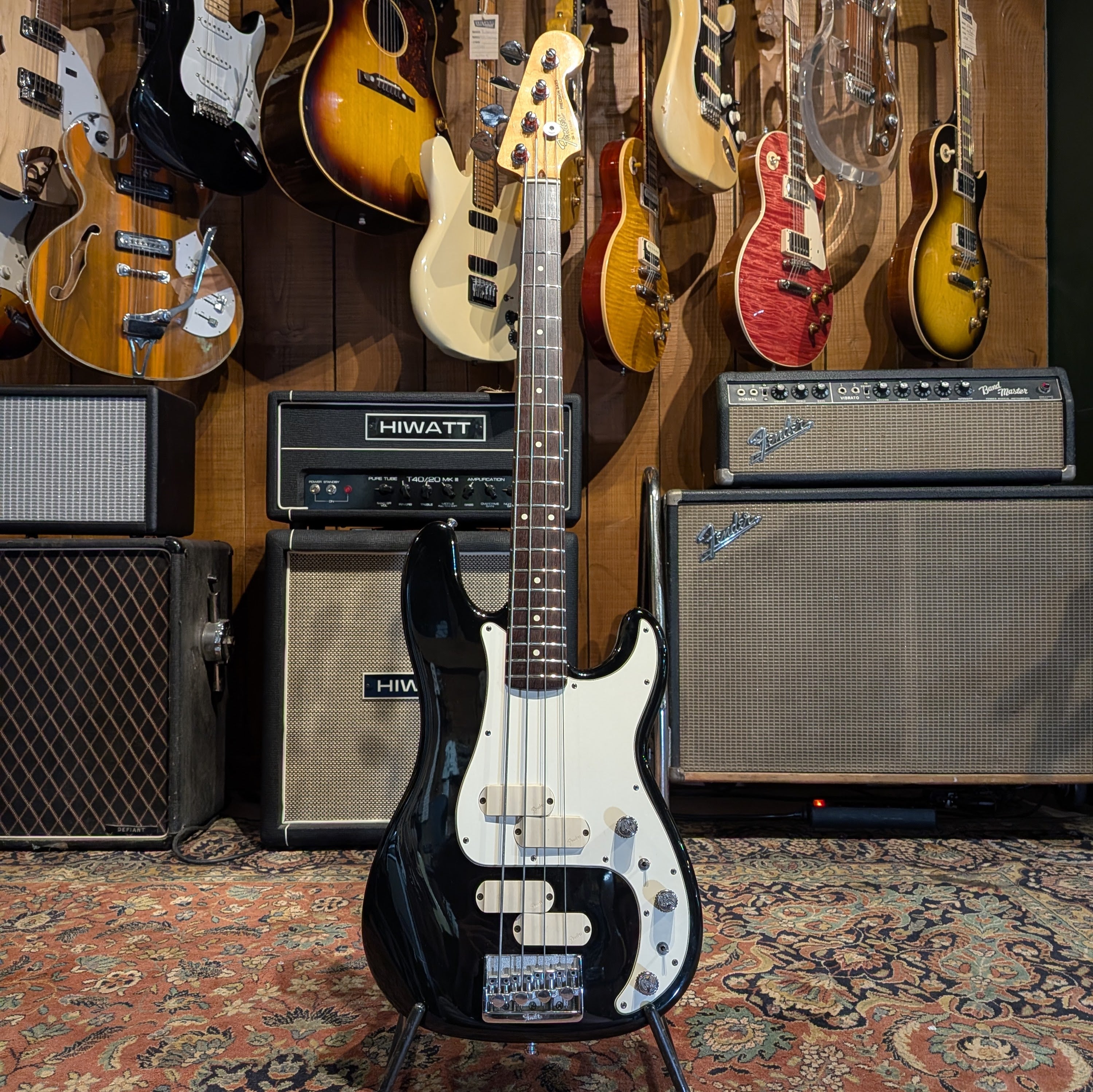 Fender Elite Precision Bass II - 1980's - Black