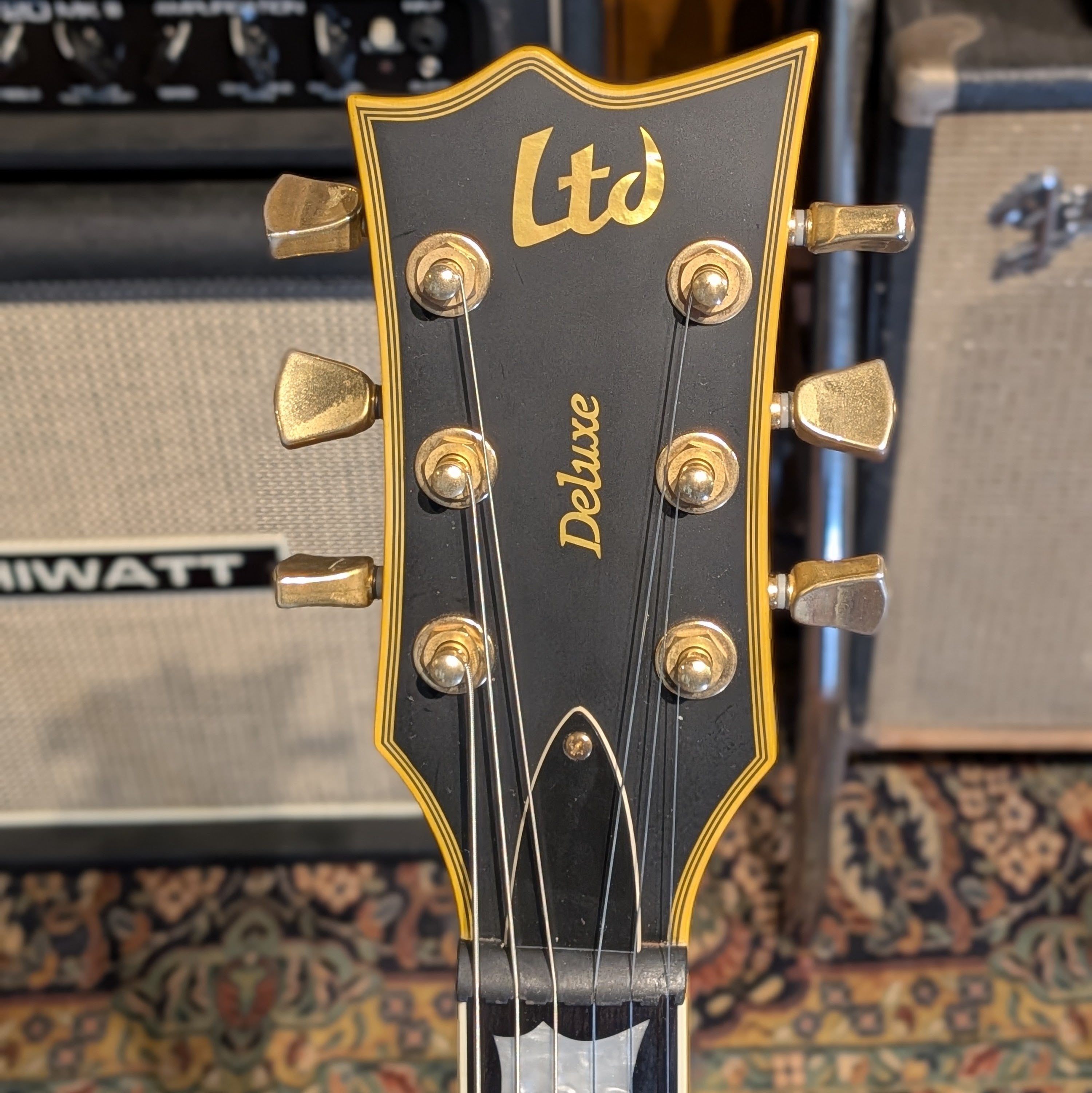 ESP LTD EC-1000 with Ebony Fretboard - Vintage Black