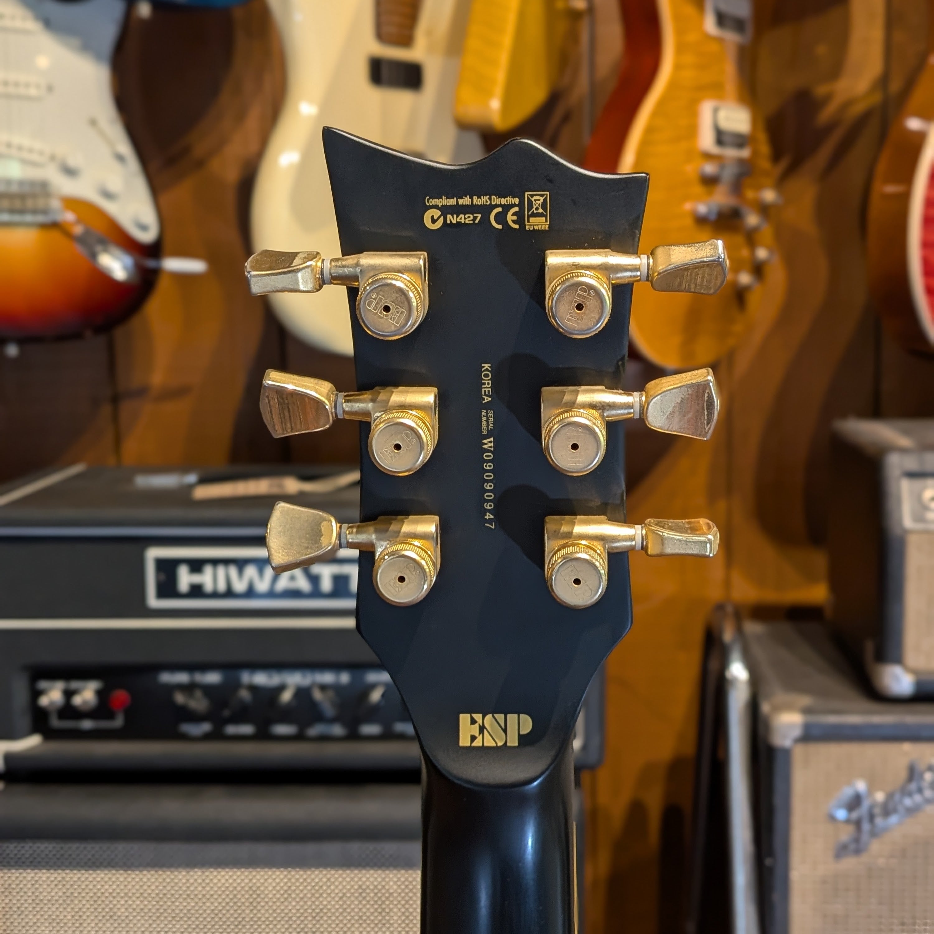 ESP LTD EC-1000 with Ebony Fretboard - Vintage Black