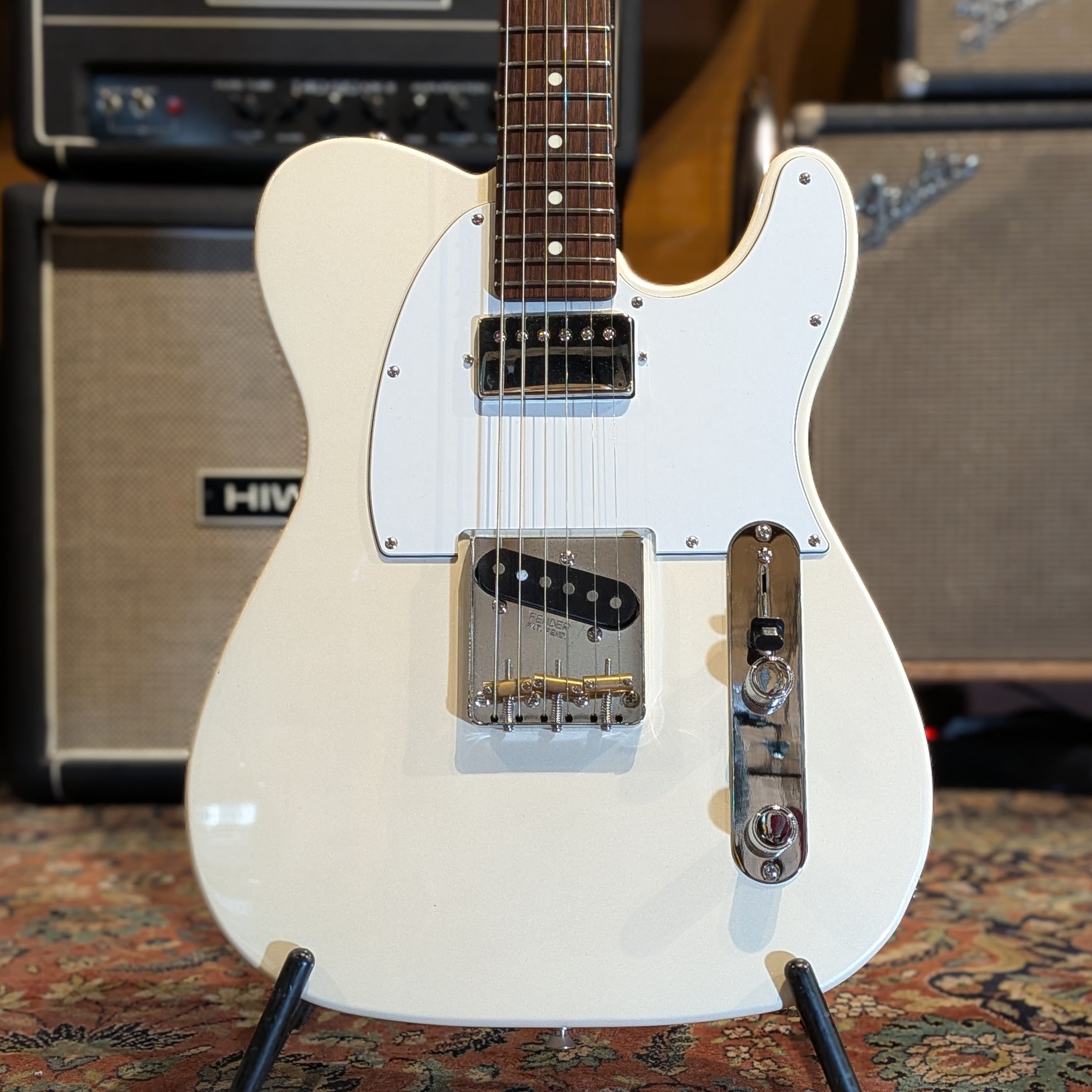 Fender MIJ Hybrid II Telecaster SH 2024 Collection 2024 - Olympic Pearl