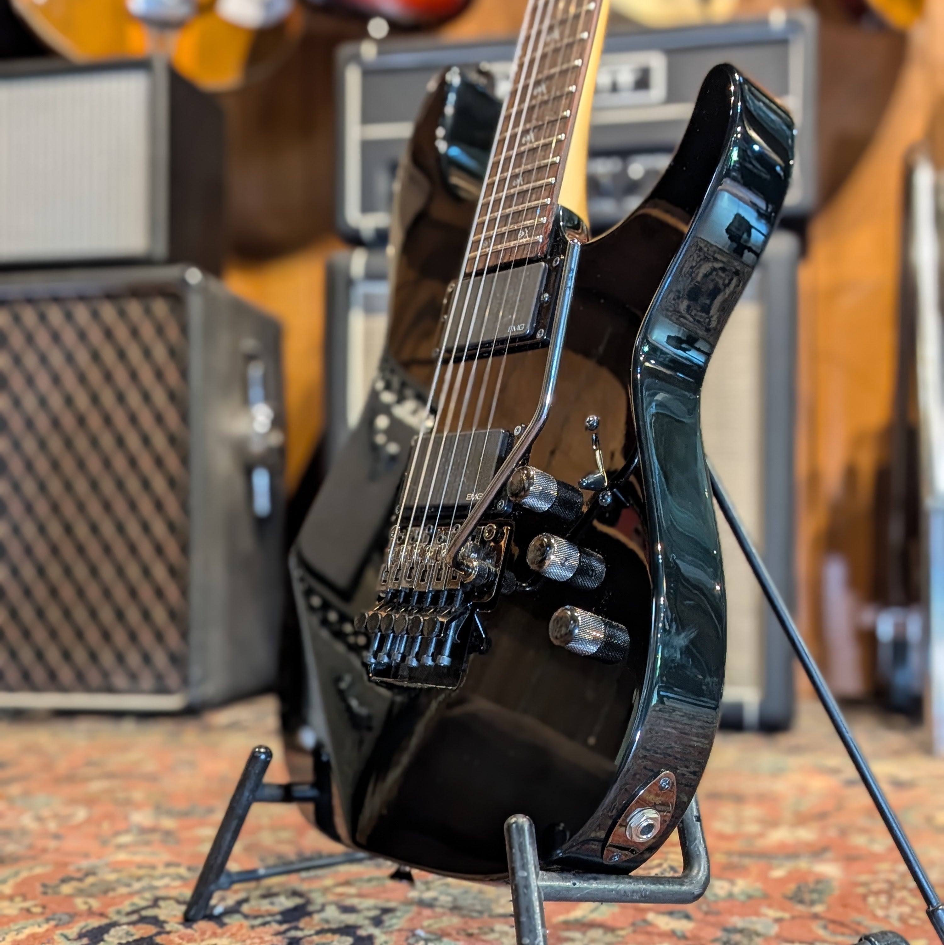 ESP KH-2 Kirk Hammett Signature Neck Thru 2009 - Black