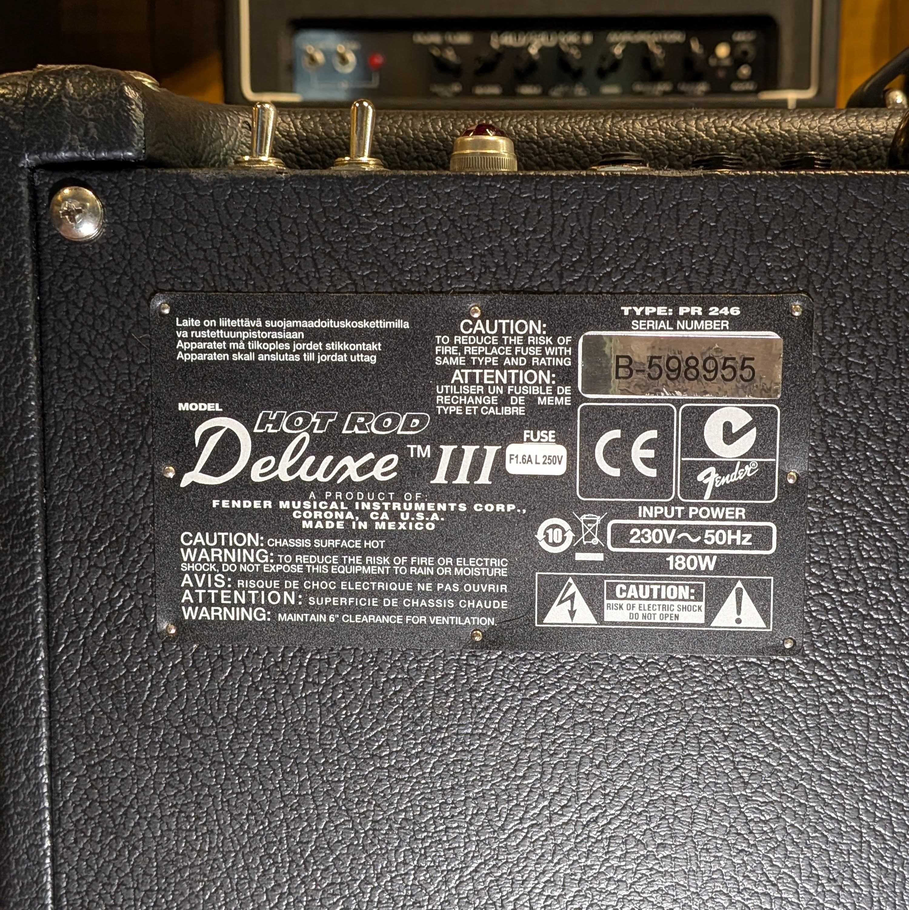 Fender Hot Rod Deluxe III 3-Channel 40-Watt 1x12" Guitar Combo