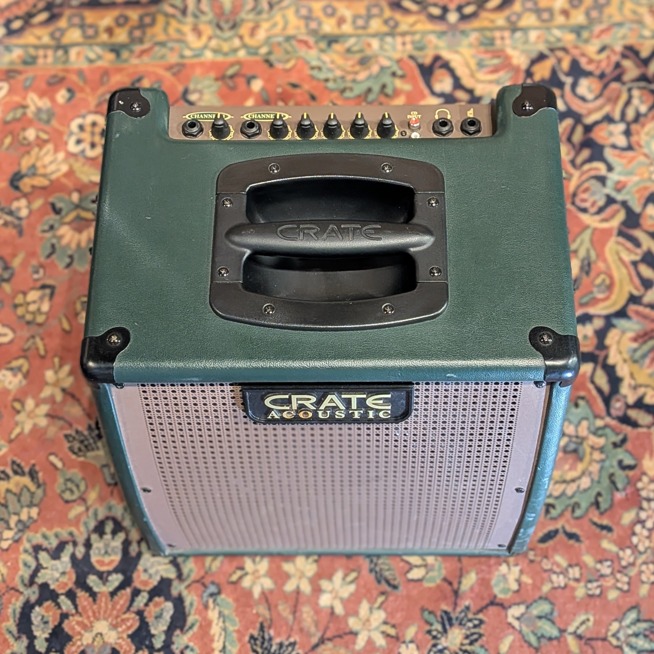 Crate Cimarron CA15 12-Watt 1x8" Acoustic Guitar Combo 2000s - Green