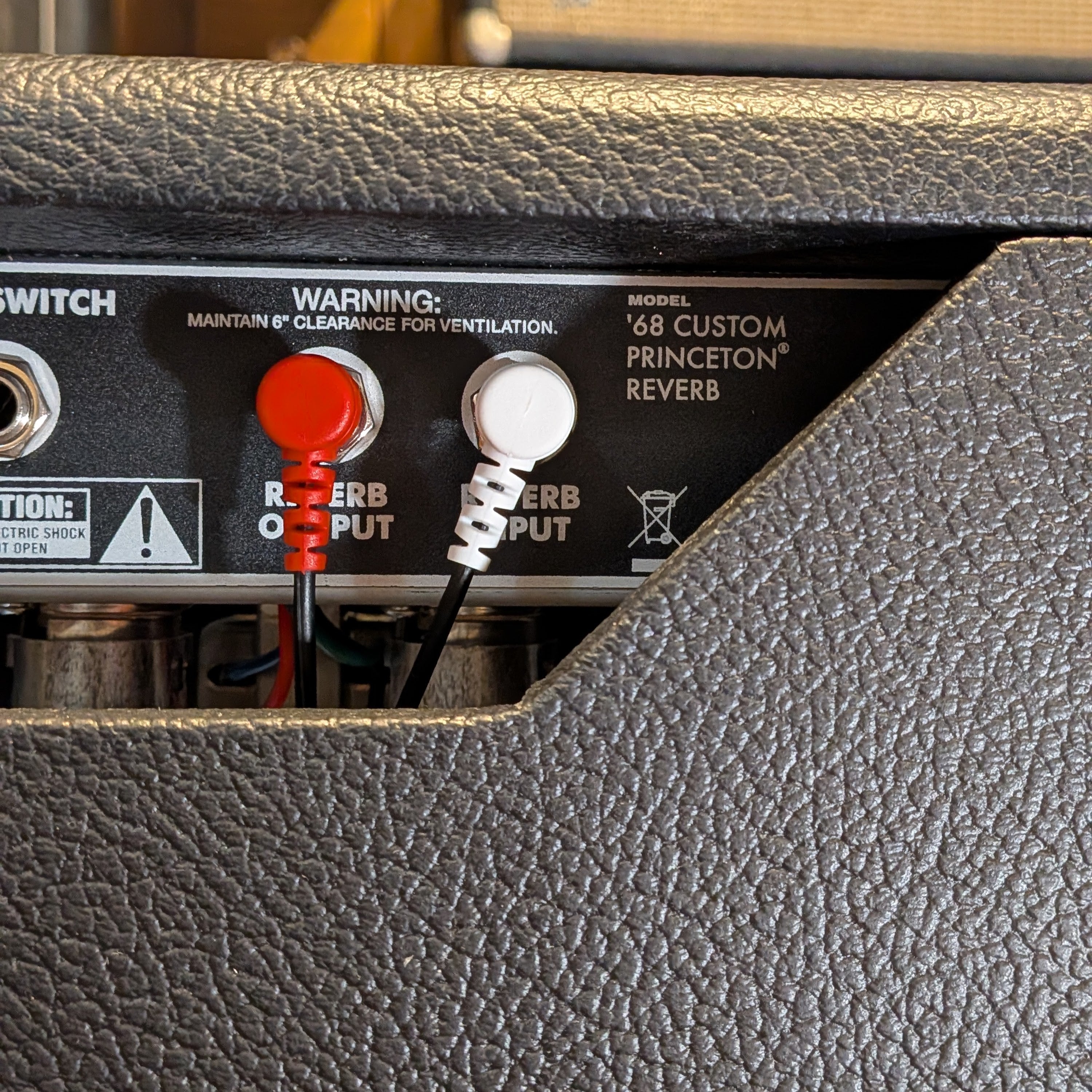 Fender '68 Custom Princeton Reverb-Amp 12-Watt 1x10" Guitar Combo - Black