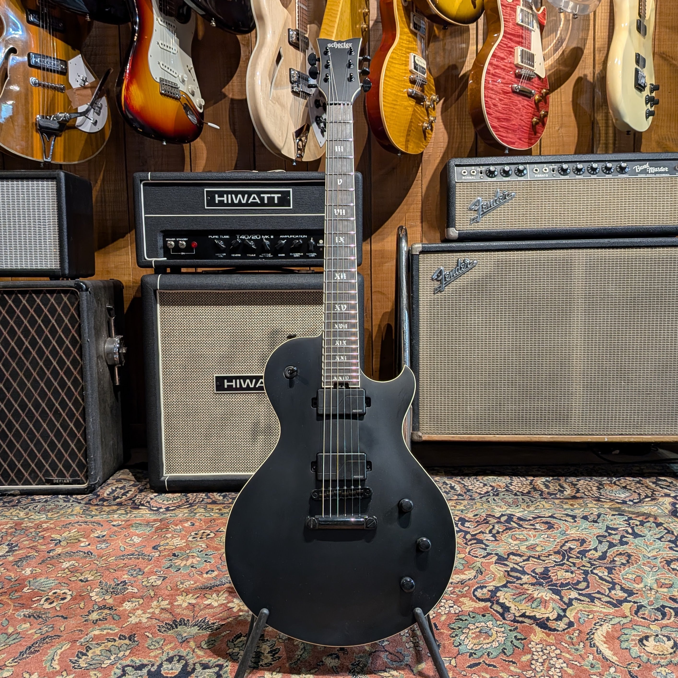 Schecter Solo-II SLS Elite Evil Twin - Satin Black