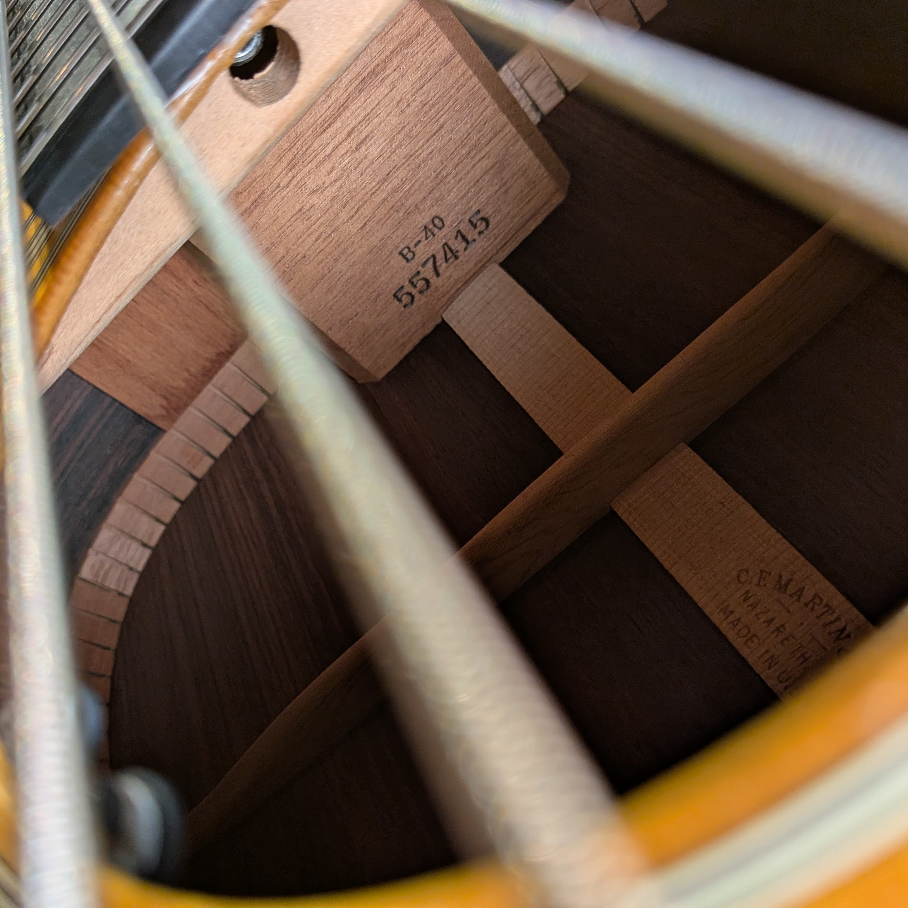 Martin B-40 Acoustic Bass 1995 - Natural