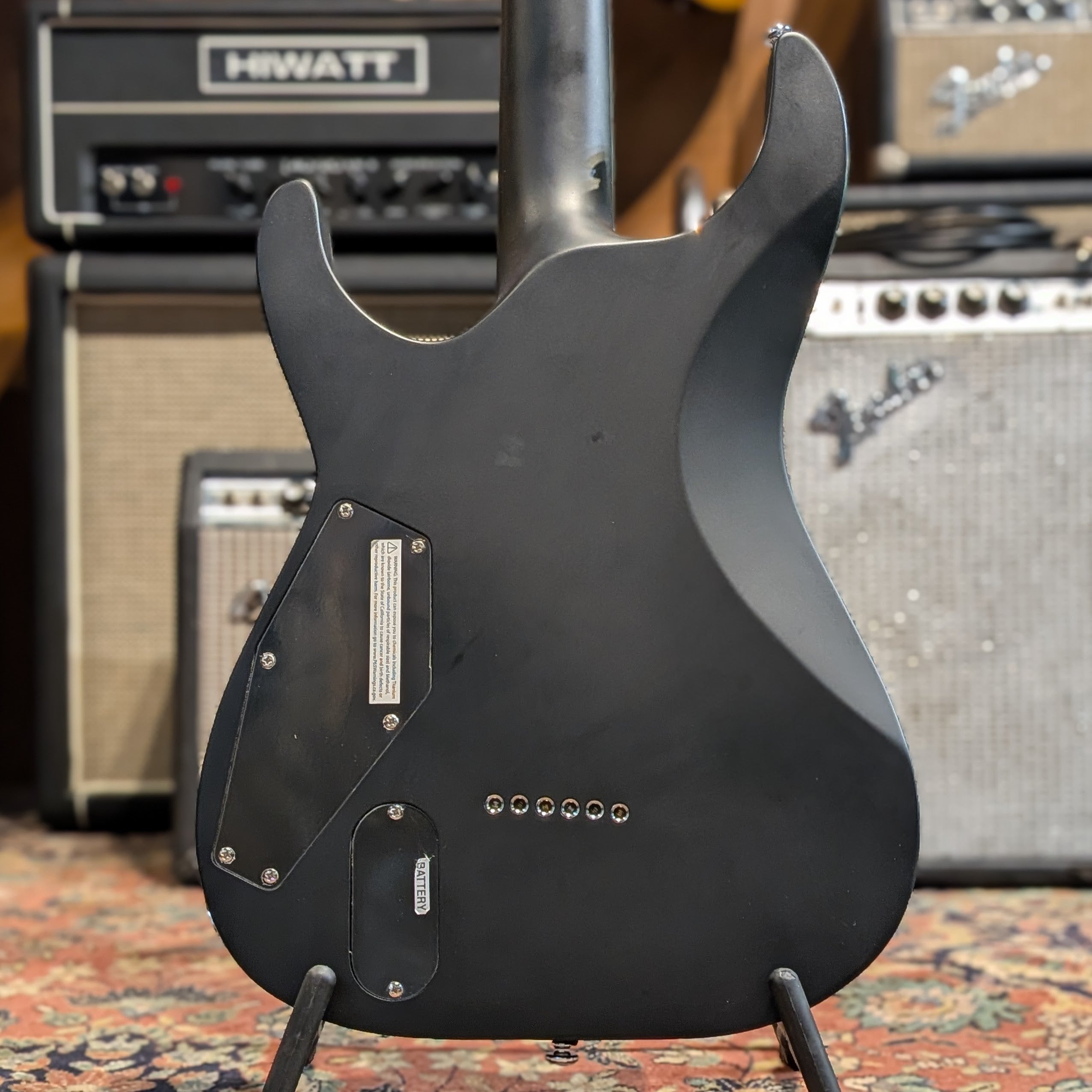 ESP LTD MH-1000NT BB Bold Binding 2025 - Present - Black Satin