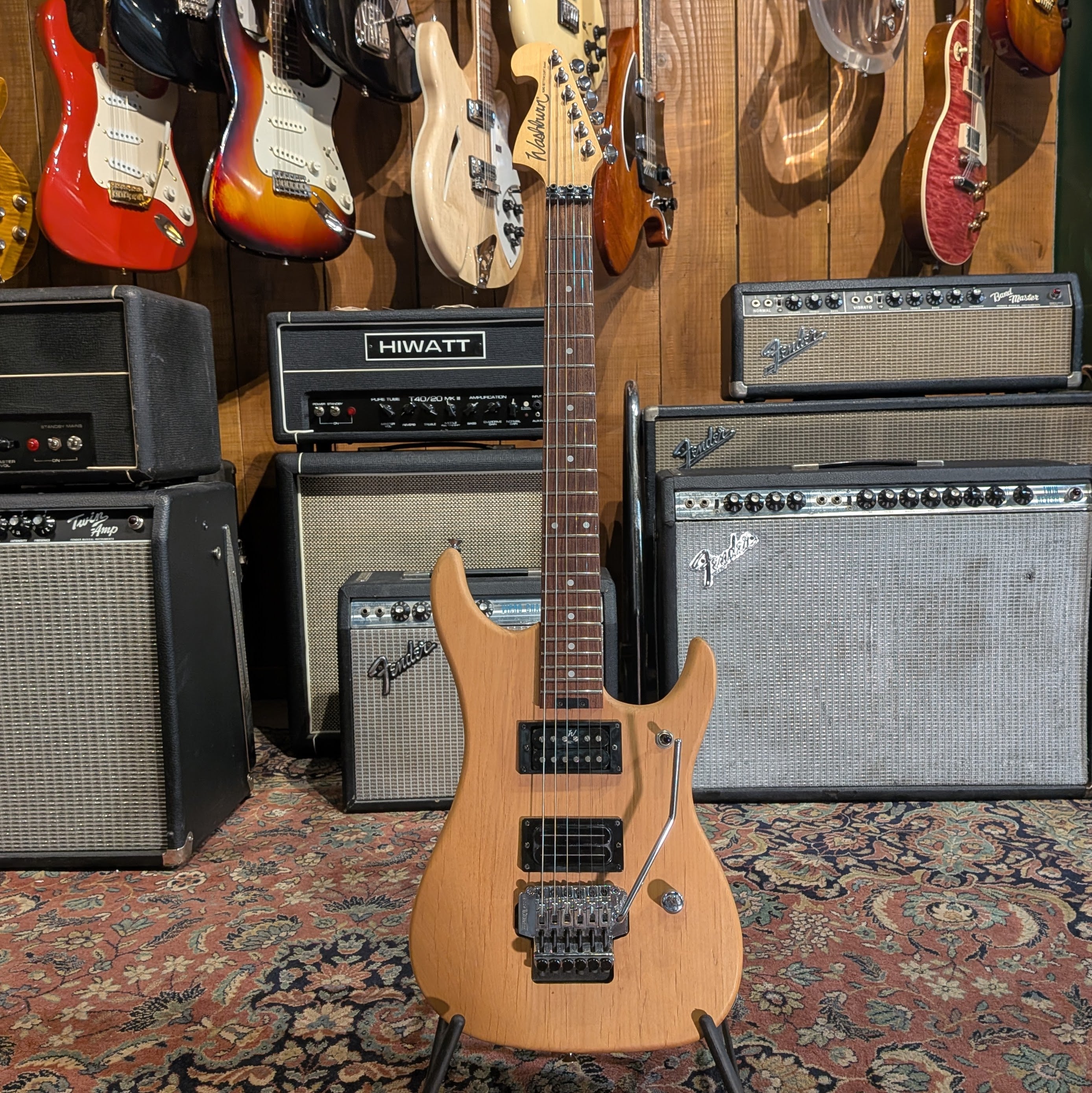 Washburn N2NMK Nuno Bettencourt Signature with Floyd Rose Tremolo - Natural
