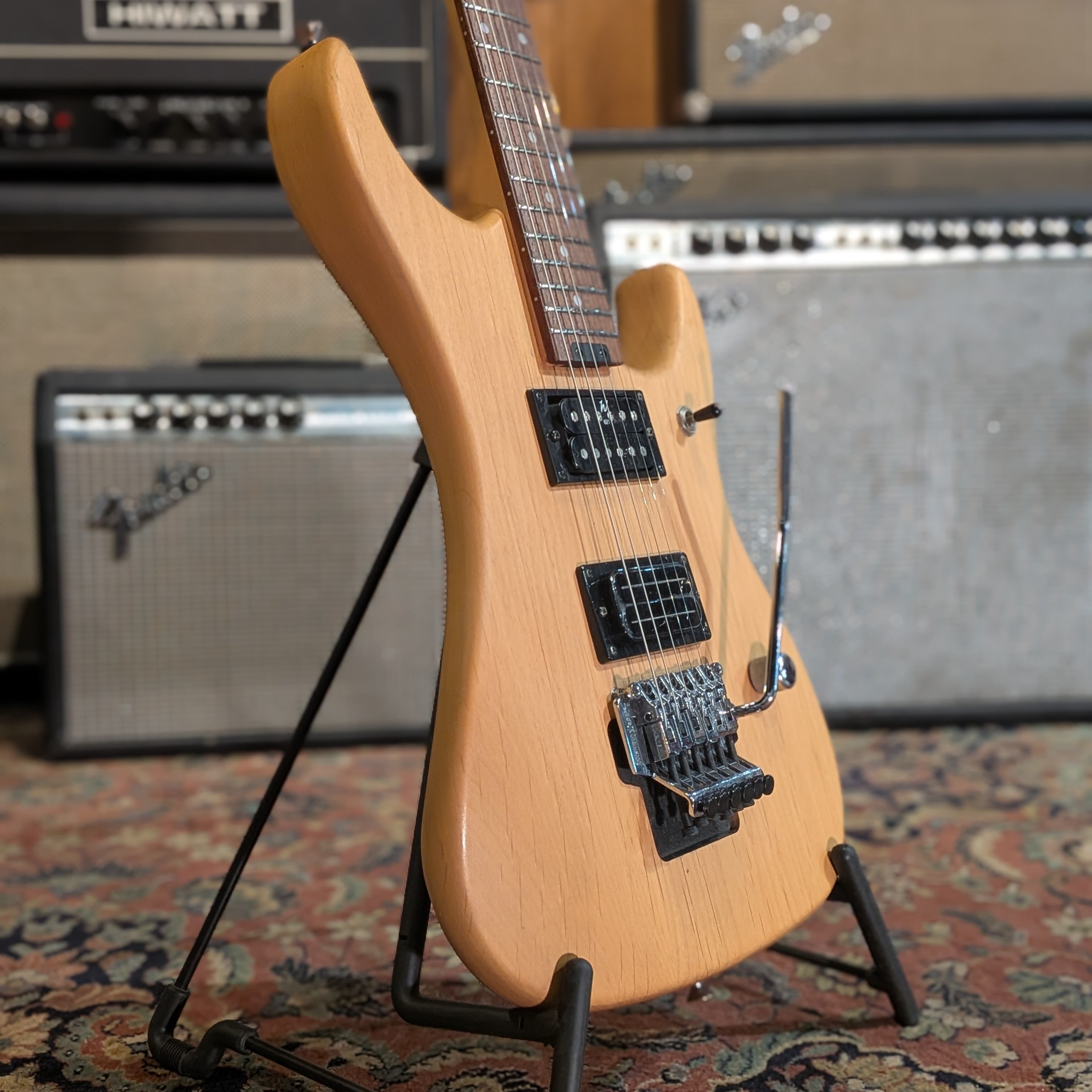 Washburn N2NMK Nuno Bettencourt Signature with Floyd Rose Tremolo - Natural
