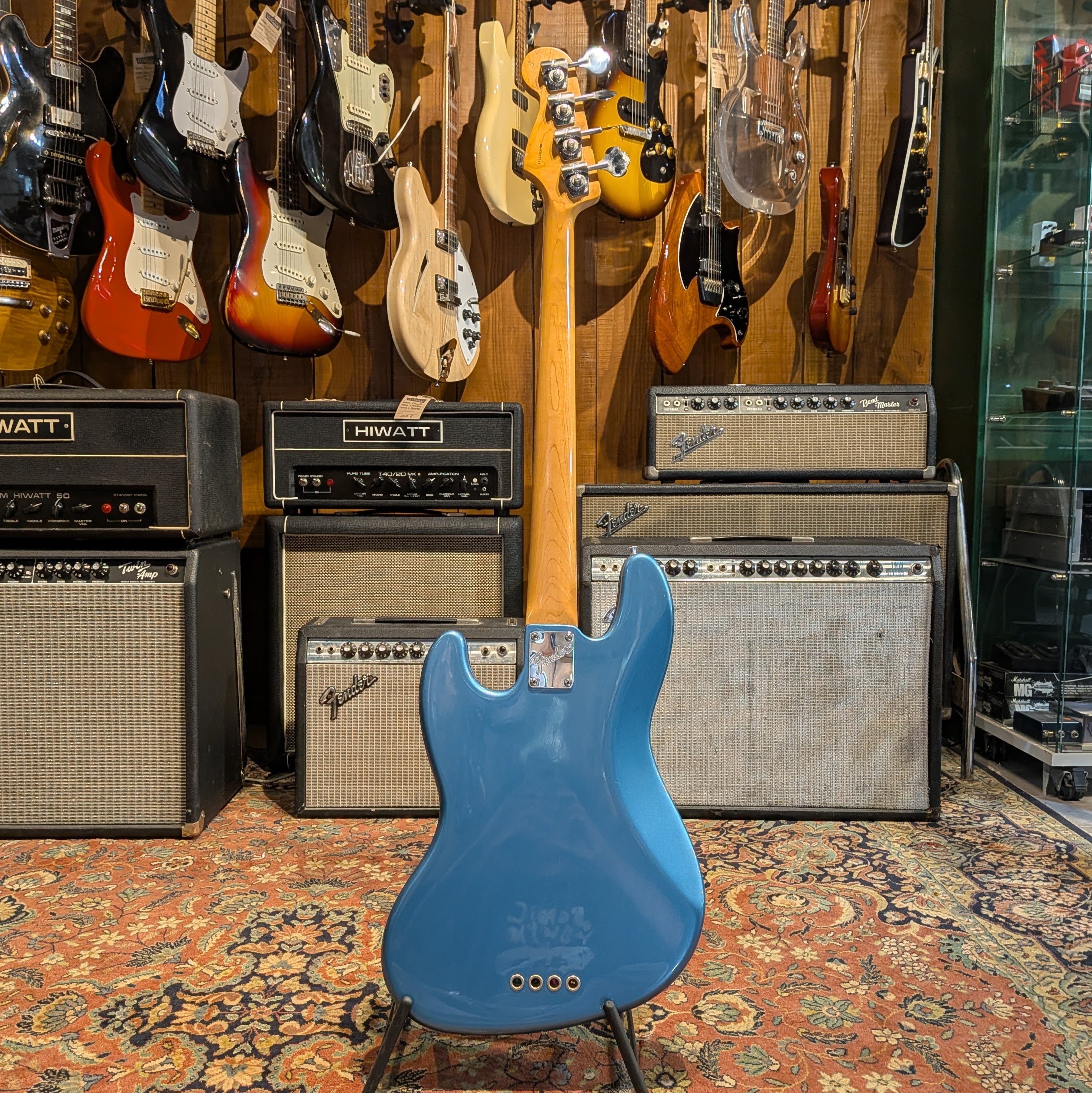 Fender American Standard Jazz Bass with Maple Fretboard 1997 - Lake Placid Blue