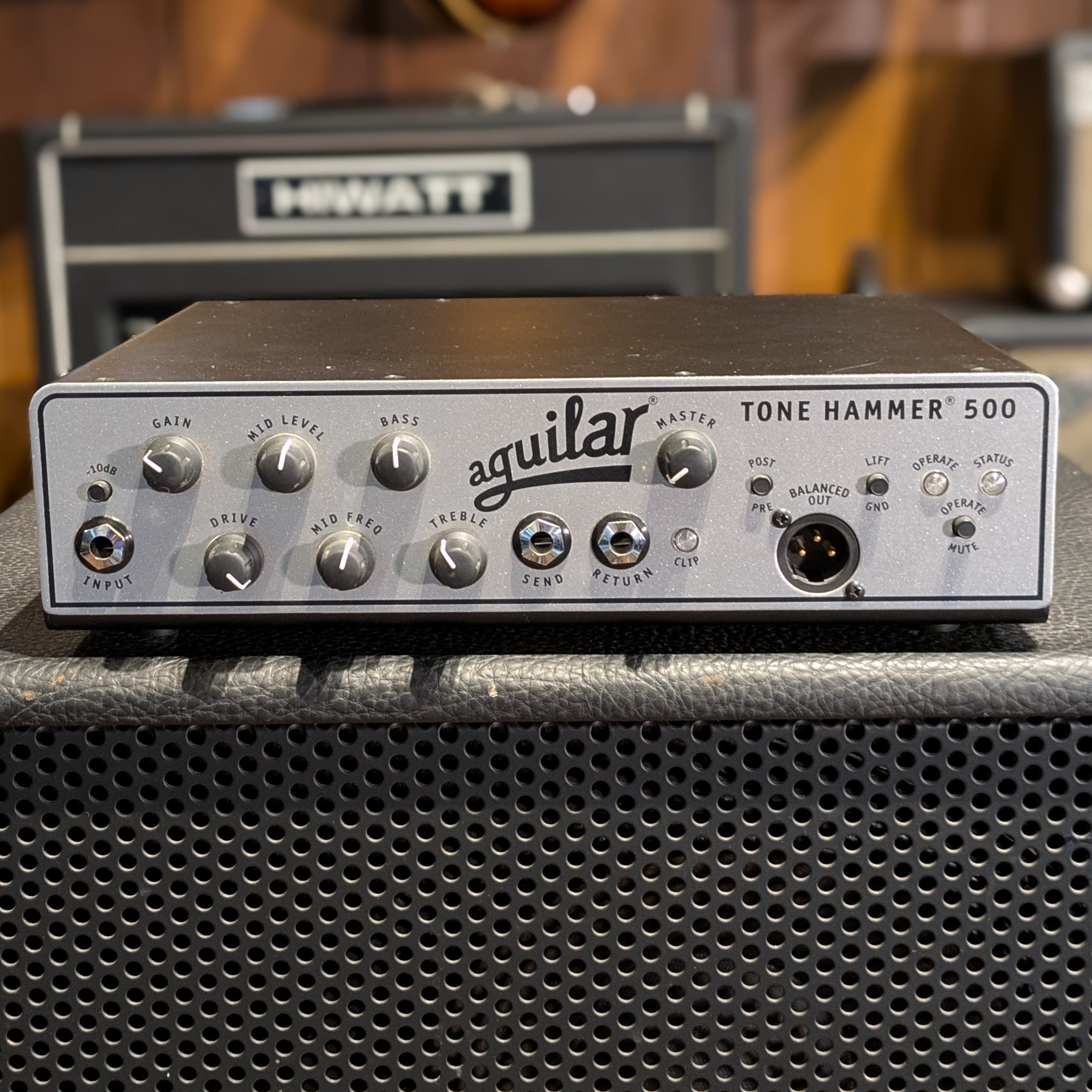 Aguilar Tone Hammer 500 Super Light 500-Watt Bass Amp Head - Aluminum