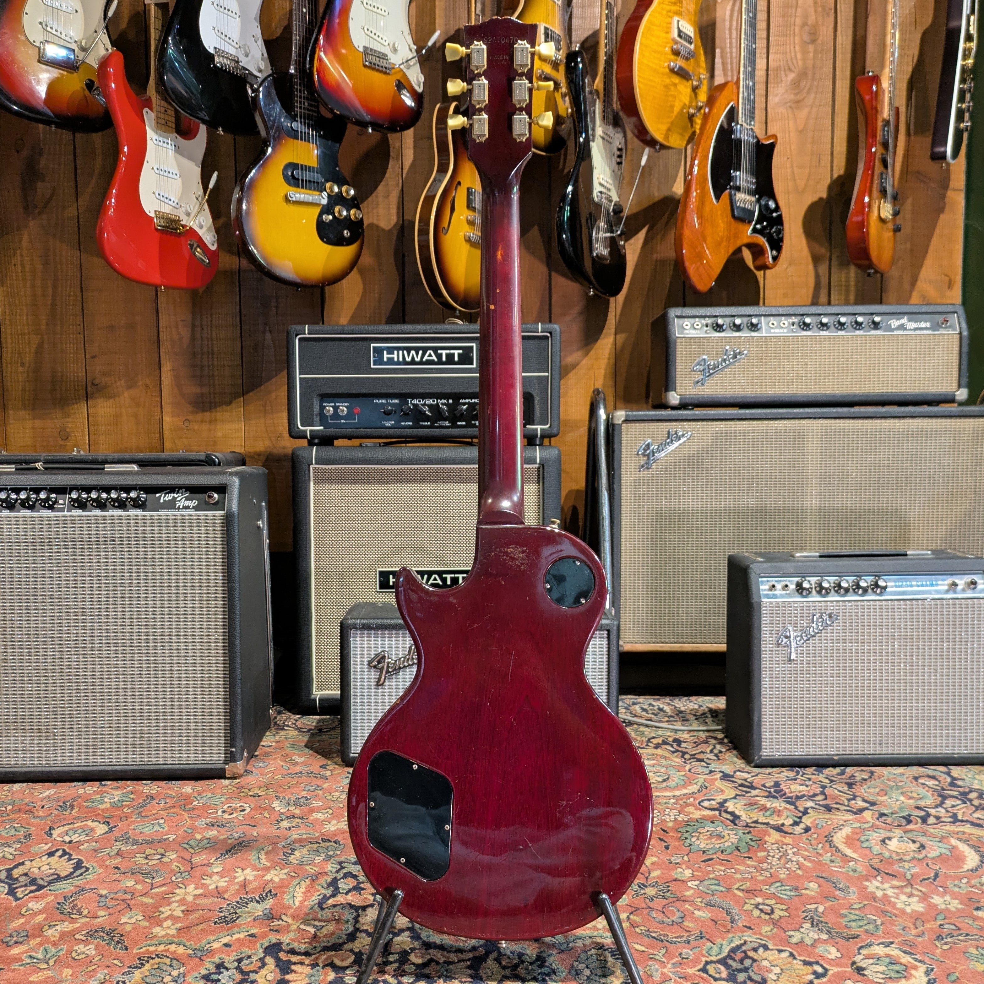 Gibson Les Paul Studio with Ebony Fretboard 1990 - Wine Red
