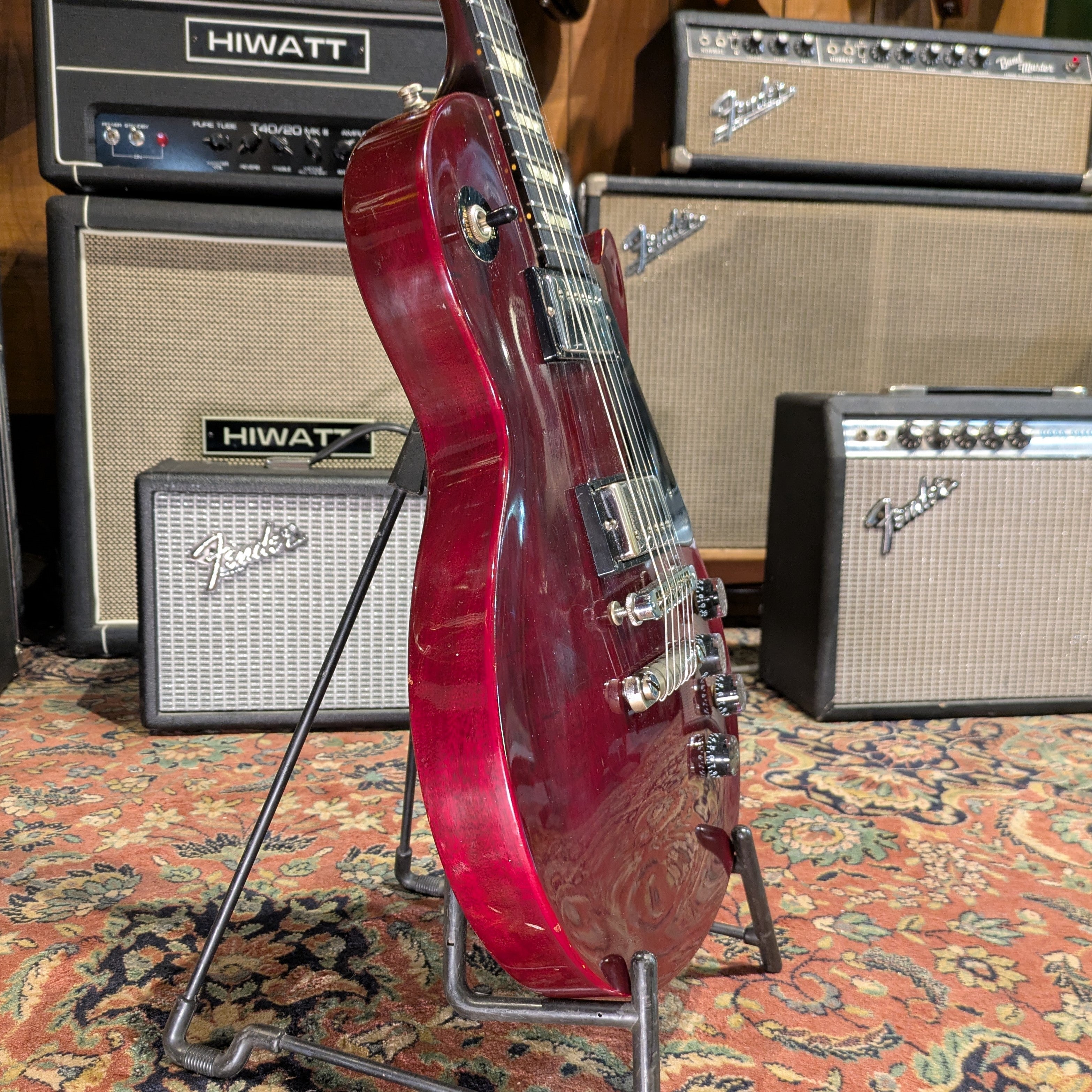 Gibson Les Paul Studio with Ebony Fretboard 1990 - Wine Red