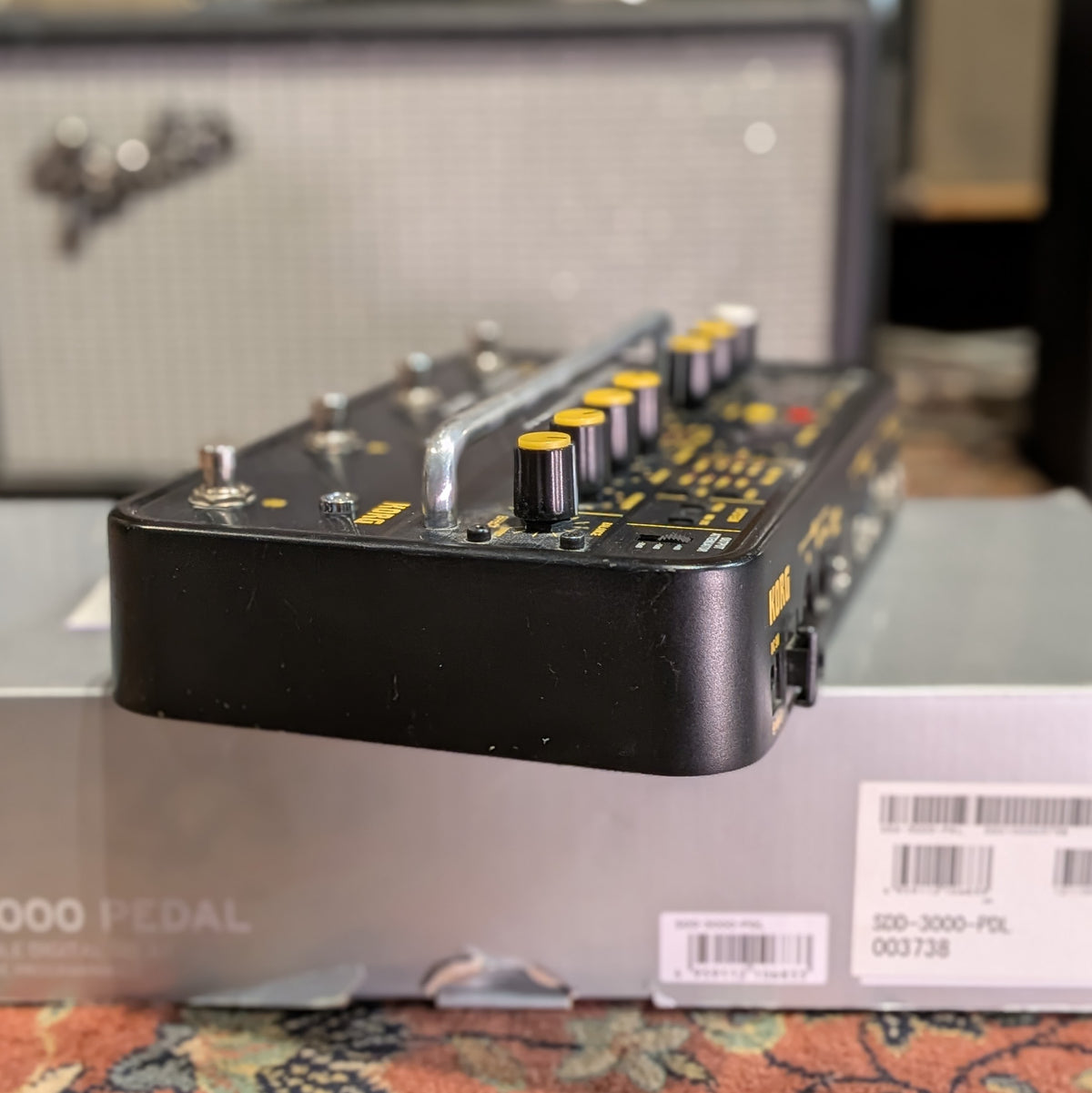 Korg SDD-3000-PDL Programmable Digital Delay Pedal - Black