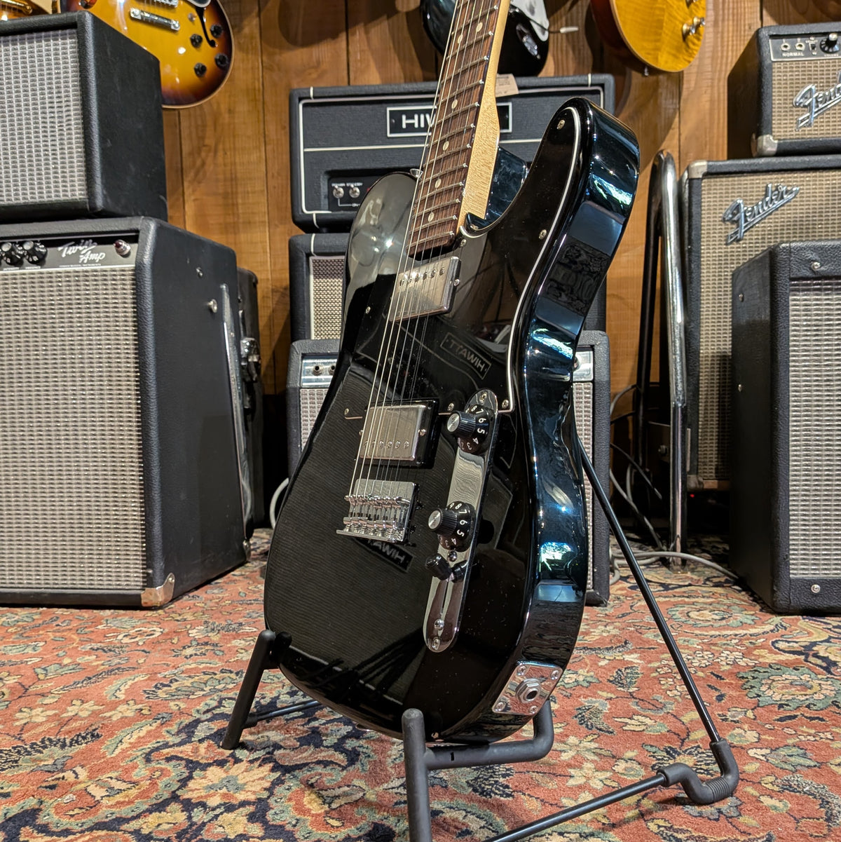 Fender Blacktop Telecaster HH with Rosewood Fretboard 2014 - Black