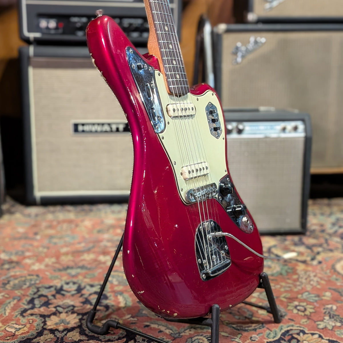 Fender Jaguar 1965 - Candy Apple Red with Matching Headstock