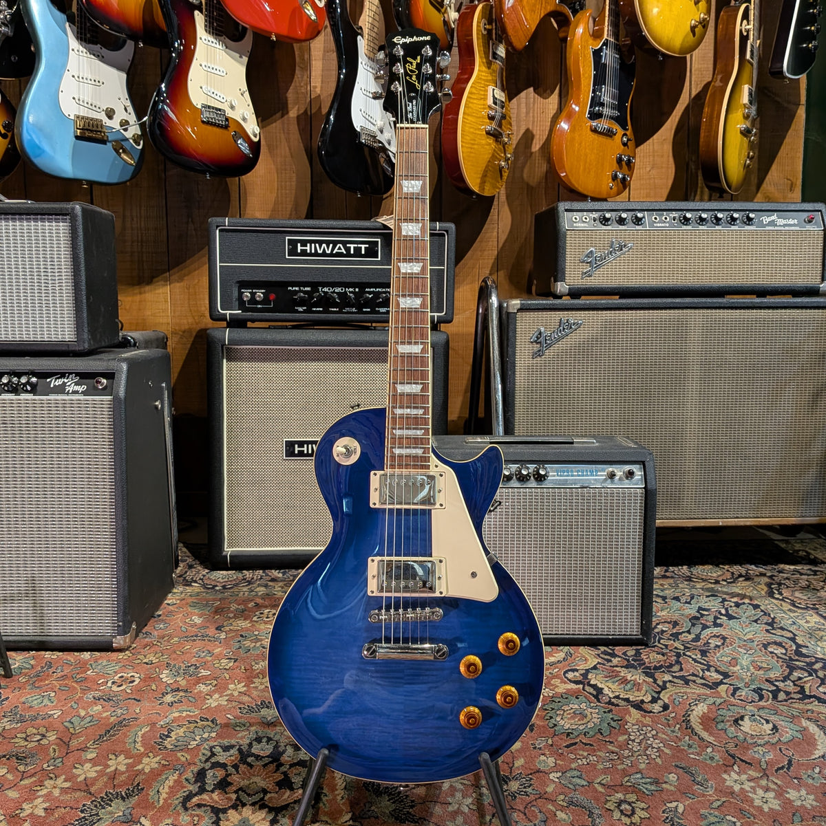 Epiphone Les Paul Standard Plus Top PRO 2019 - Translucent Blue