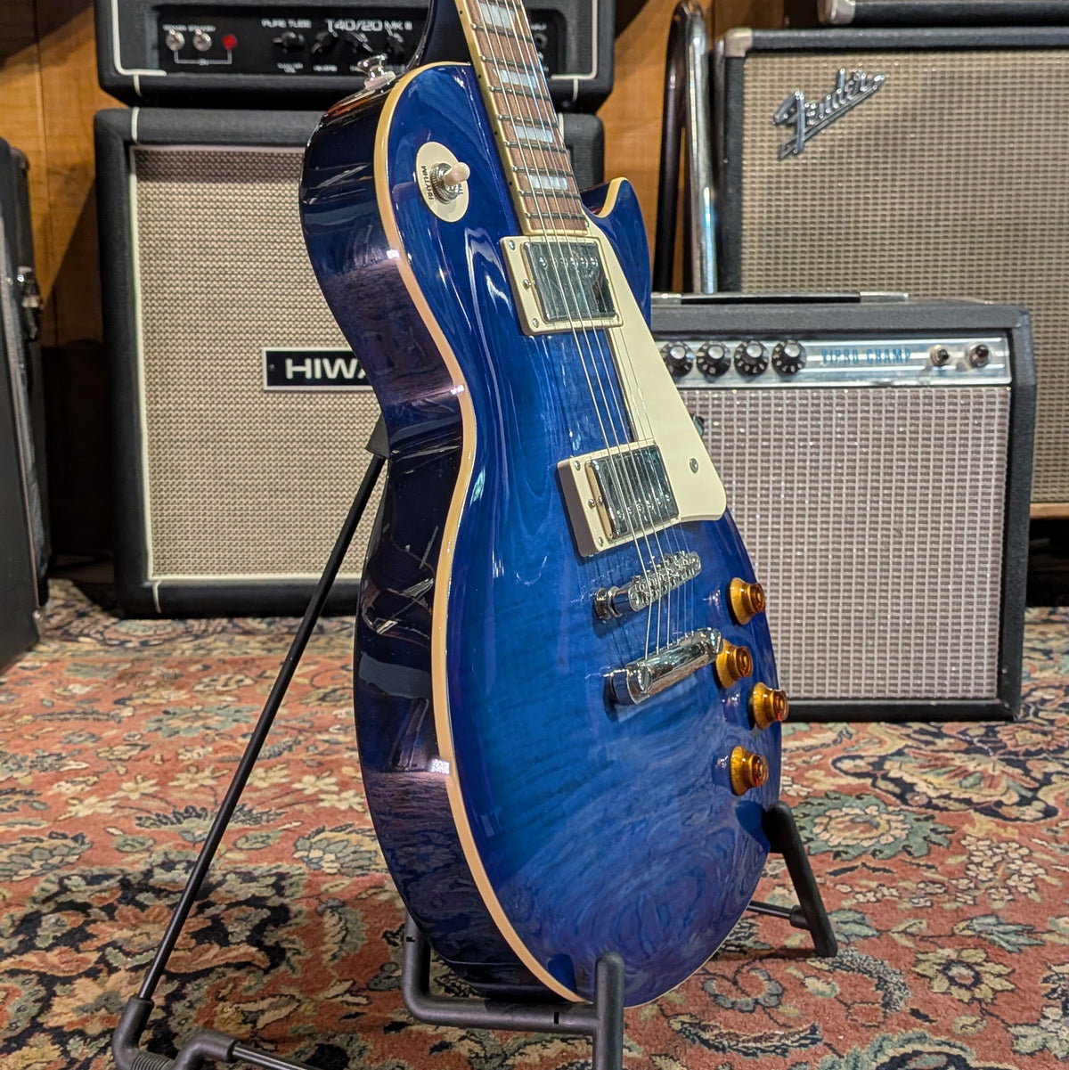 Epiphone Les Paul Standard Plus Top PRO 2019 - Translucent Blue