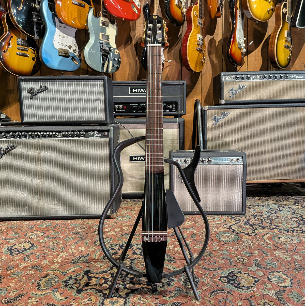 Yamaha SLG110N Silent Nylon String Guitar - Black