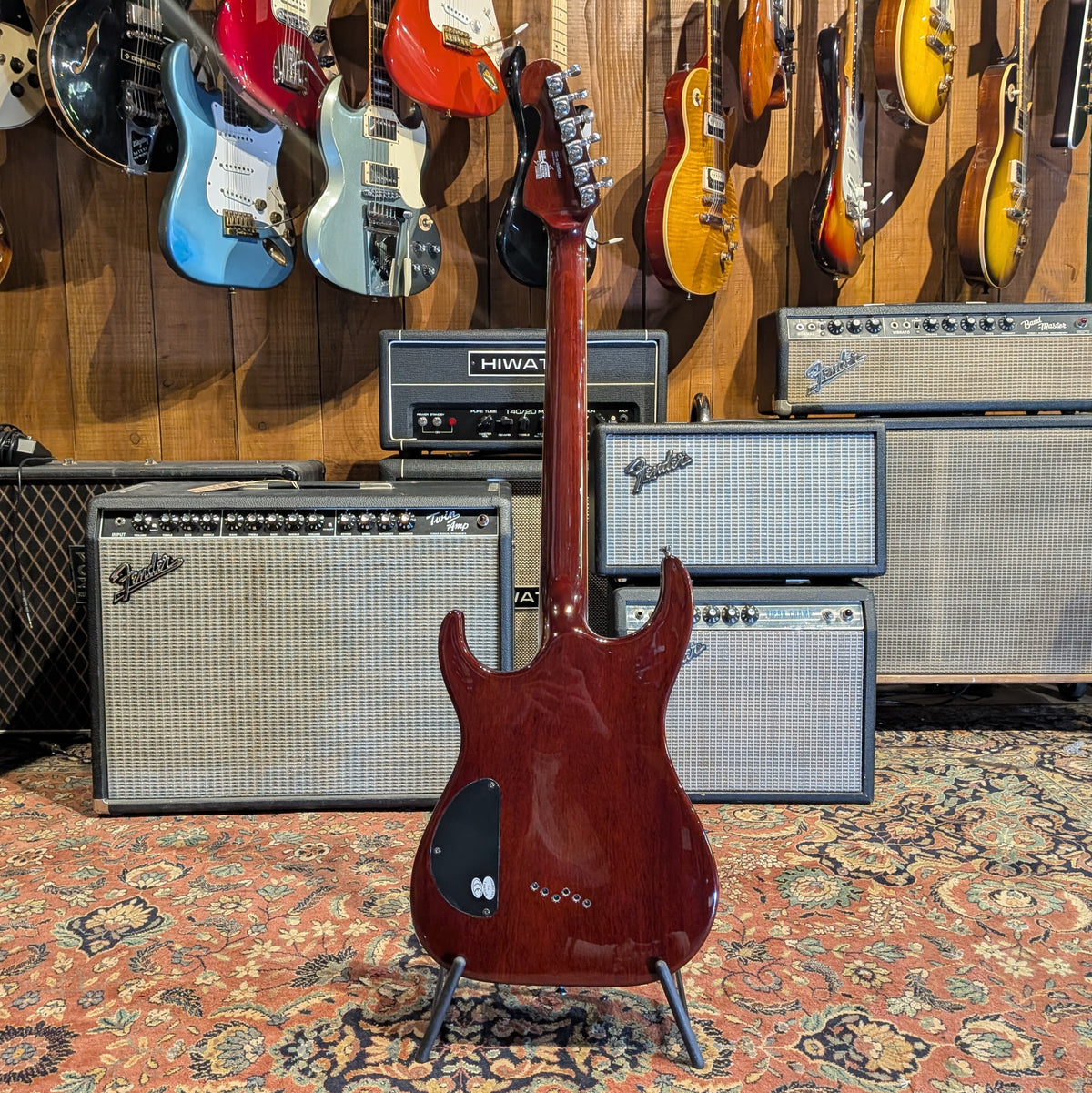Washburn X-500 PROQ - Quilted Cognac Burst