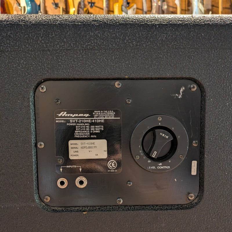 Ampeg SVT-410HE Classic Series 500-Watt 4x10