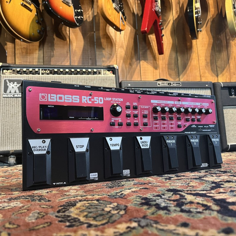 boss rc 50 loop pedal Boss RC-50 + Flycase Rollerbox