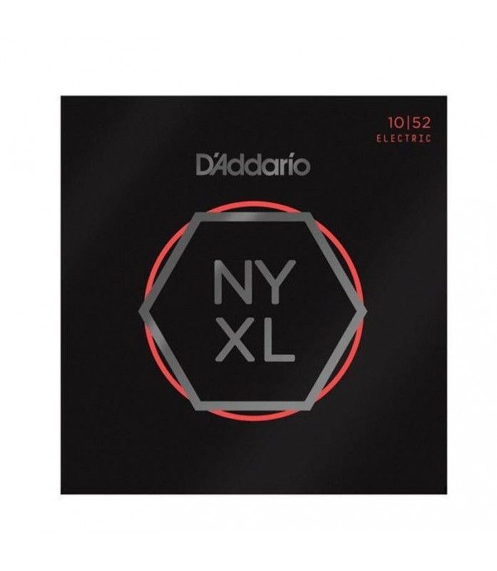 D'addario NYXL1052 Nickel Wound Electric Guitar Strings, Light Top / Heavy Bottom, 10-52