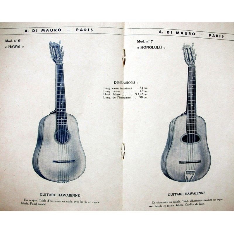 Di Mauro / Masspacher Hawaiian Guitar (1930/40) France