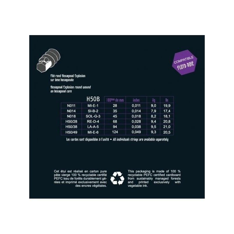 Savarez H50B Hexagonal Explosion 11-49