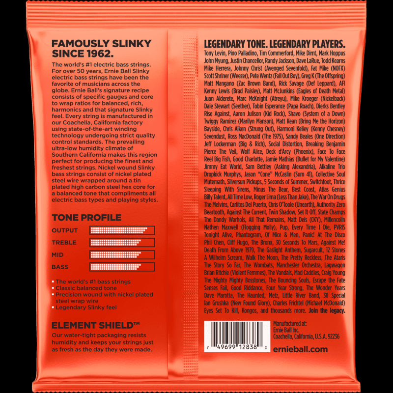 Ernie Ball Bass Slinky Long Scale 6 32/130