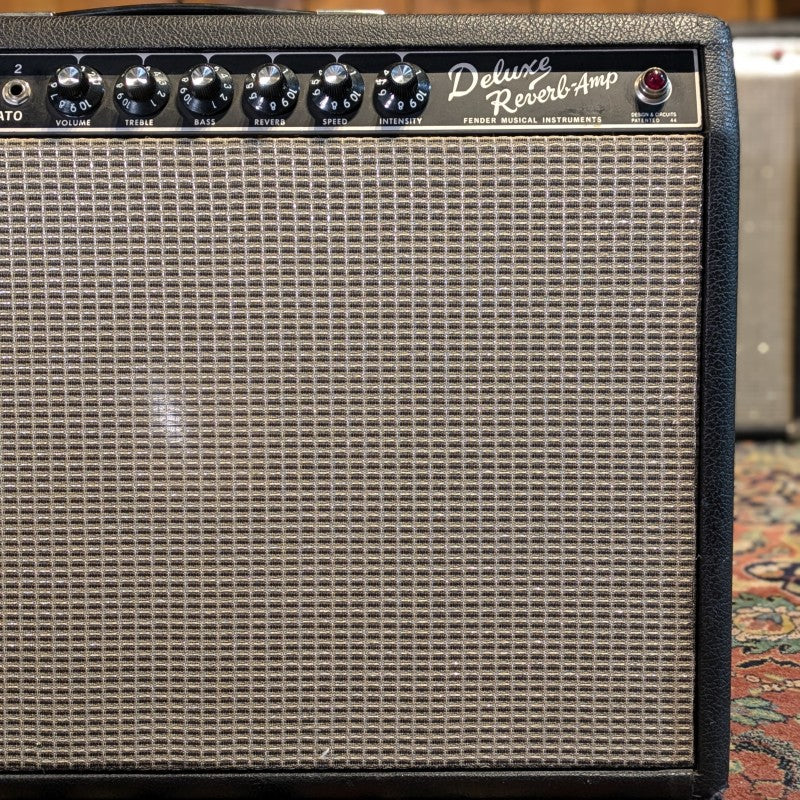 Fender Deluxe Reverb 2-Channel 22-Watt 1x12" Guitar Combo 1966 - Black Panel