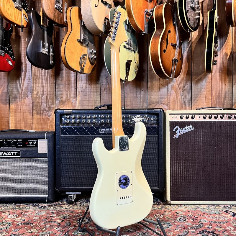 FENDER JIMI HENDRIX VOODOO STRATOCASTER 1997 OLYMPIC WHITE ROSEWOOD FRETBOARD