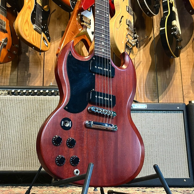Gibson SG Special 60s Tribute Left-Handed Worn Cherry – Le Shop Lyon