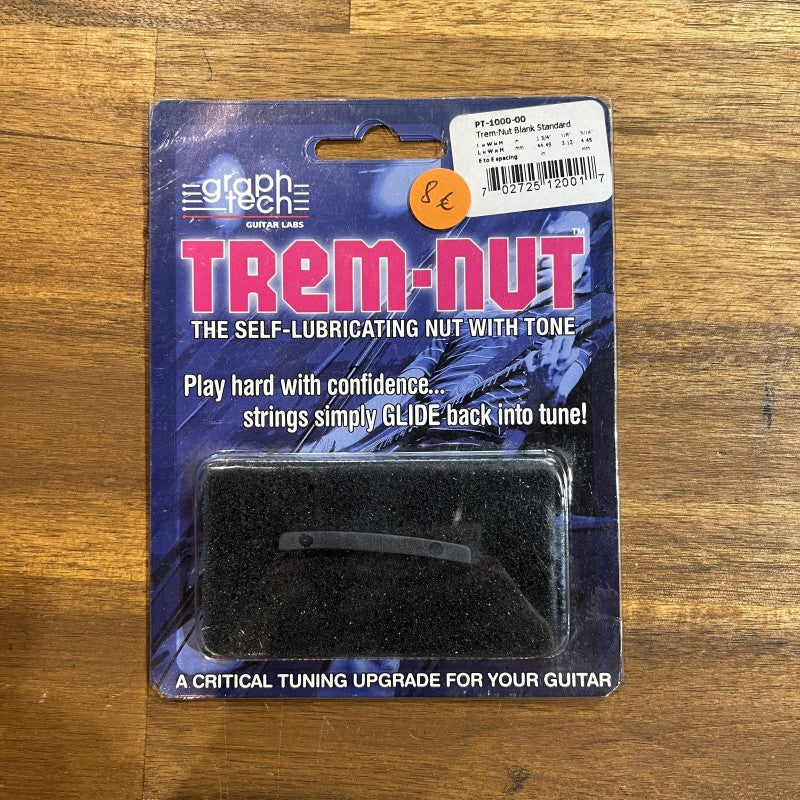Graph Tech PT-1000-00 BLACK TUSQ XL Curved Bottom Standard Guitar Nut Blank 2010s - Black