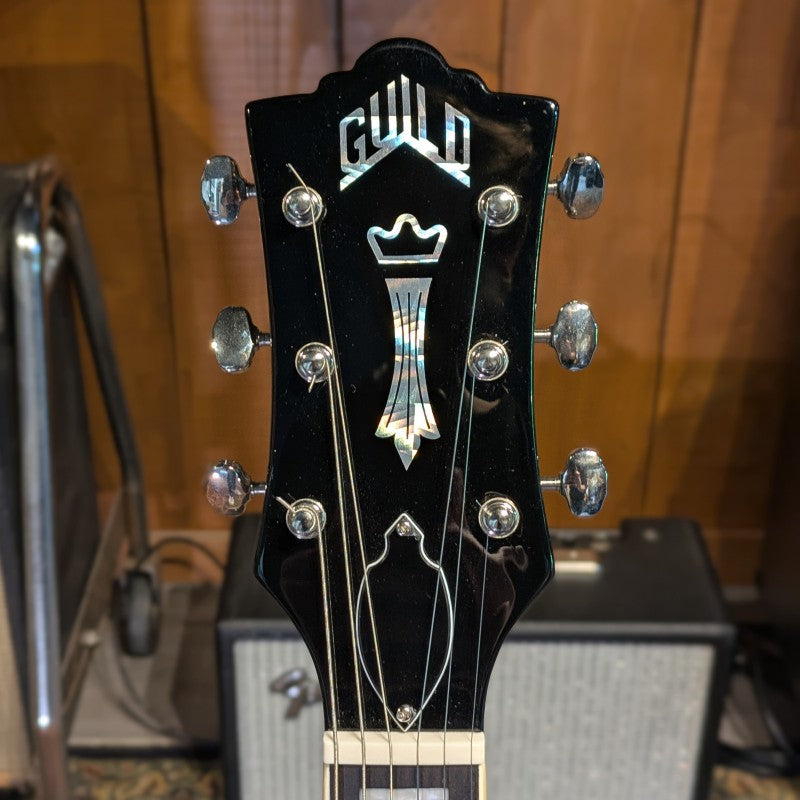 Guild Newark St. Collection Aristocrat Trans Black Burst