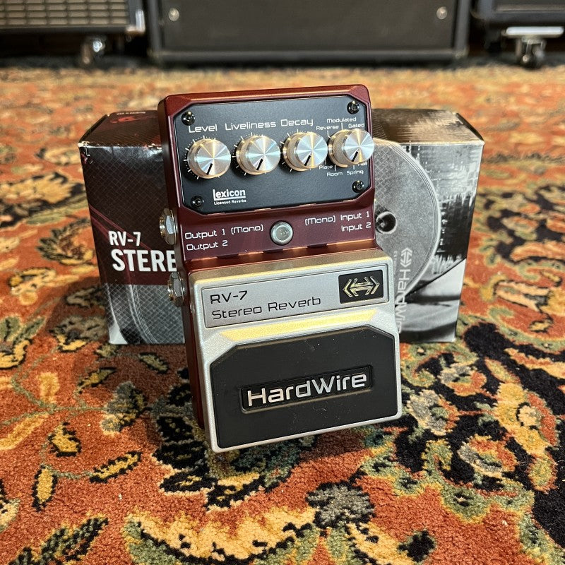 ギター HardWire RV-7 STEREO REVERB DigiTech HardWire RV-7 Stereo Reverb Pe dal | MUSIC STORE professional