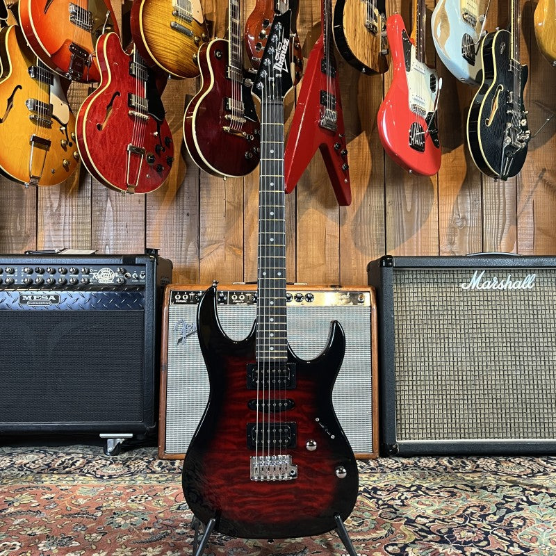 Ibanez GRX70QA-TRB Gio RX Series - Transparent Red Burst