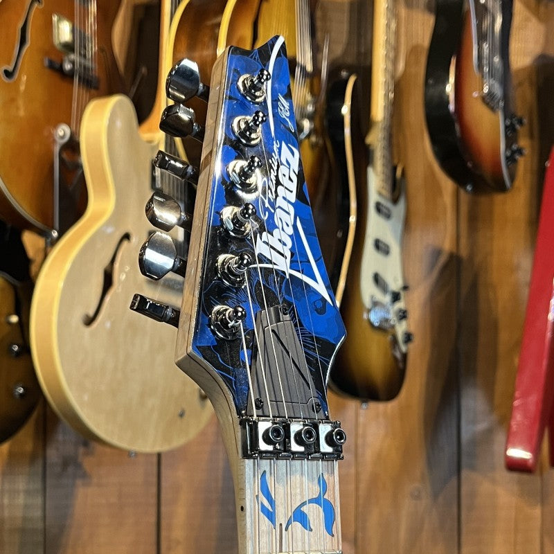 Ibanez Steve Vai JEM77P Blue Floral Pattern