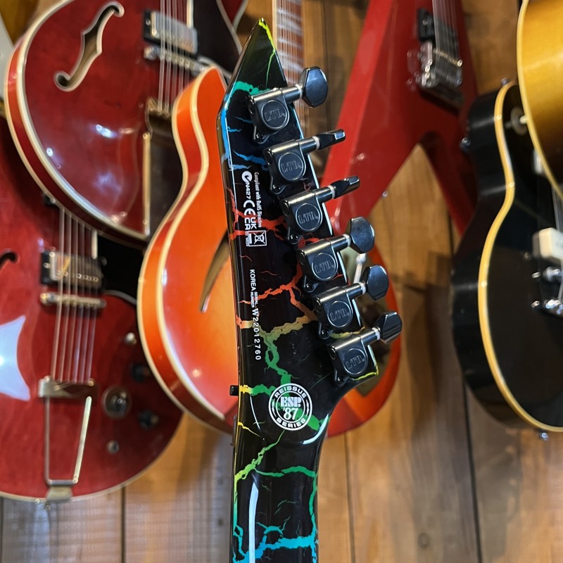 LTD M-1 Custom '87 Rainbow Crackle