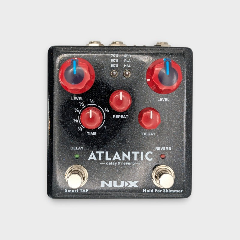 NuX NDR-5 Verdugo Series Atlantic Delay/Reverb 2018 - Black/Red