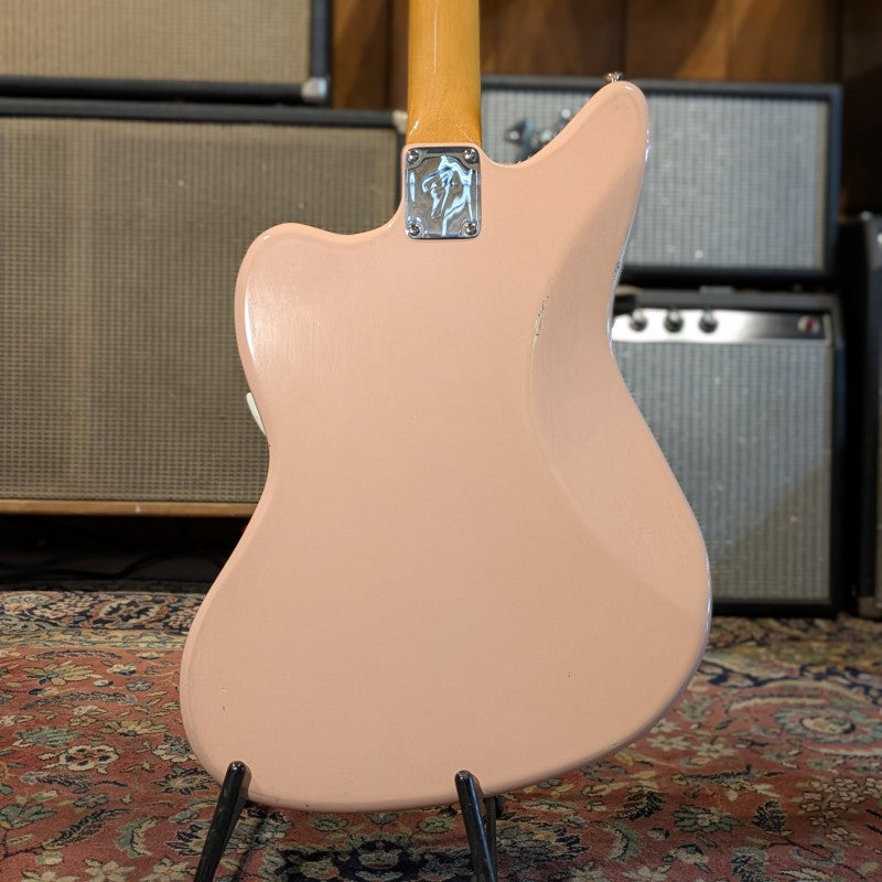 Partcaster Fender Jaguar Shell Pink