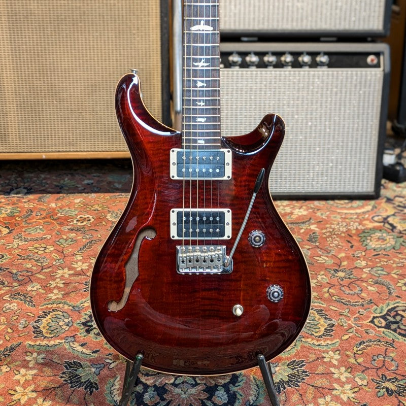 PRS CE 24 Semi-Hollow 2021 Fire Red Burst