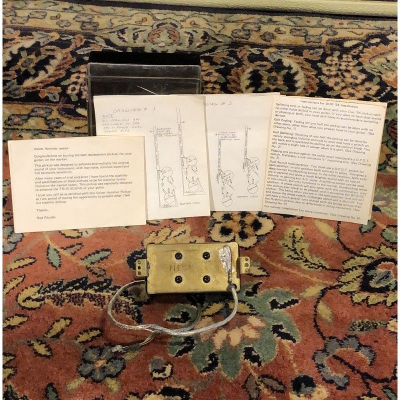 RED RHODES VELVET HAMMER 54 BLACK