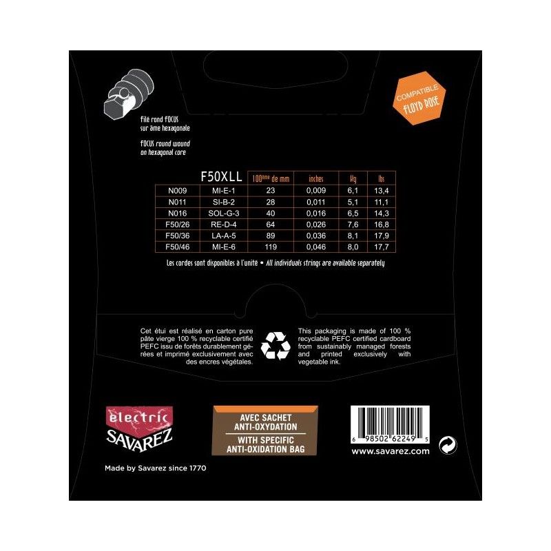 Savarez Focus Electric Guitar 9-46