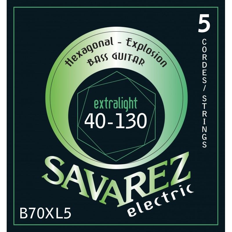 Savarez Hexagonal Explosion Bass 5 Strings 40-130