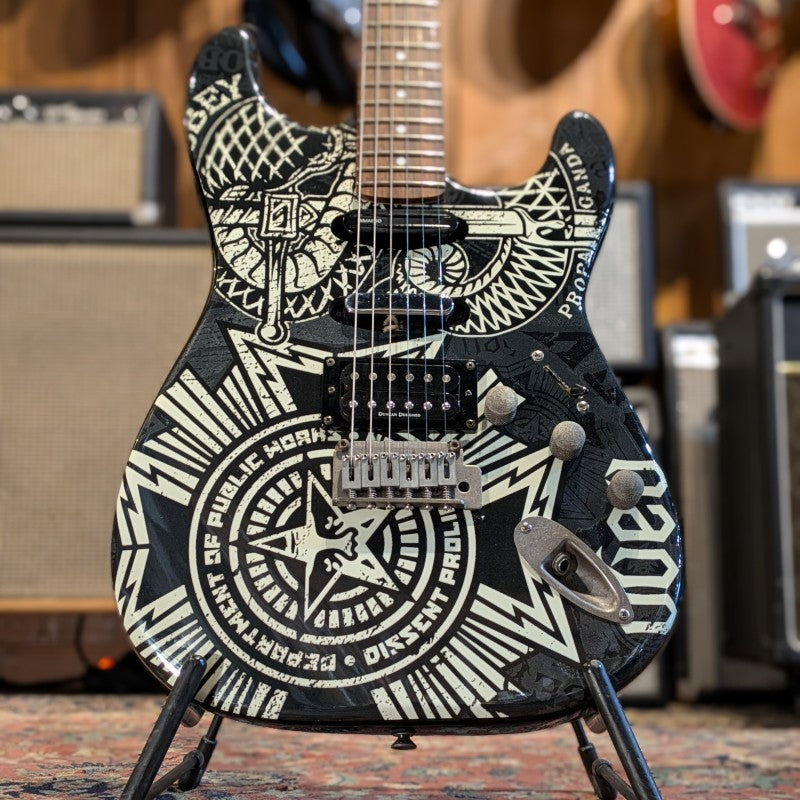 Squier Obey Stratocaster HSS - Obey Collage
