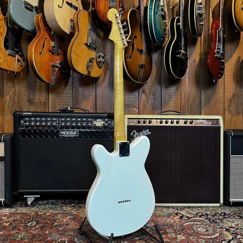 SURF GUITARS LADYCASTER THINLINE HH RELIC SURF GREEN