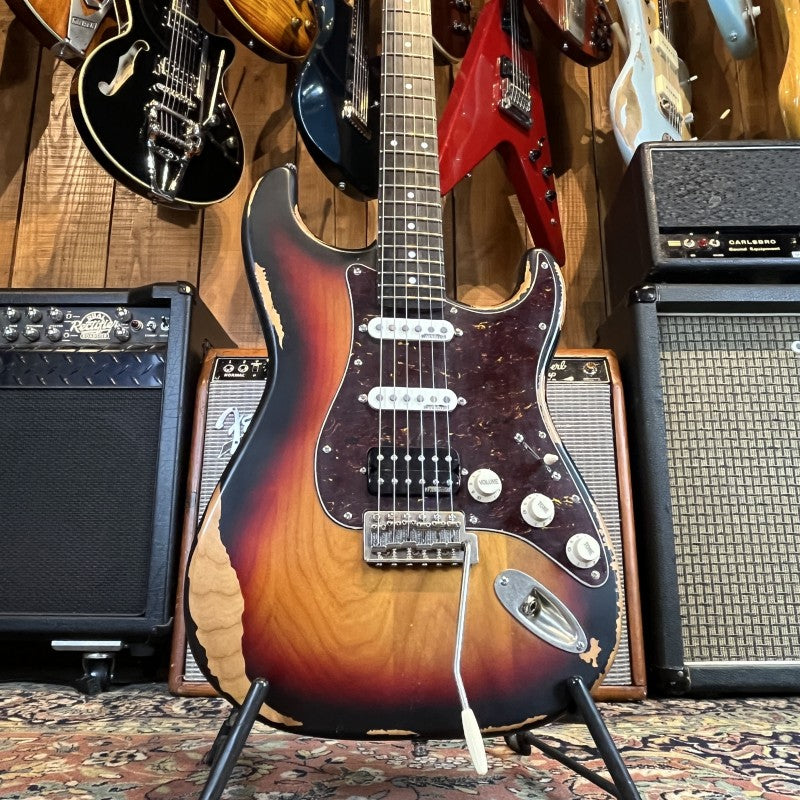 Vintage V6HMRSB Stratocaster HSS